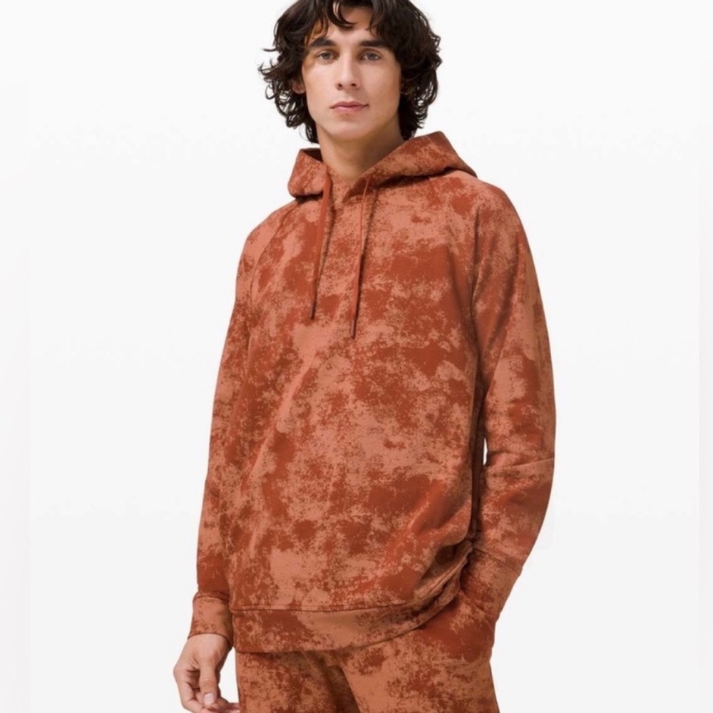 Lululemon City Sweat Hoodie French Terry Astral Dark Terracotta Desert Sun Large
